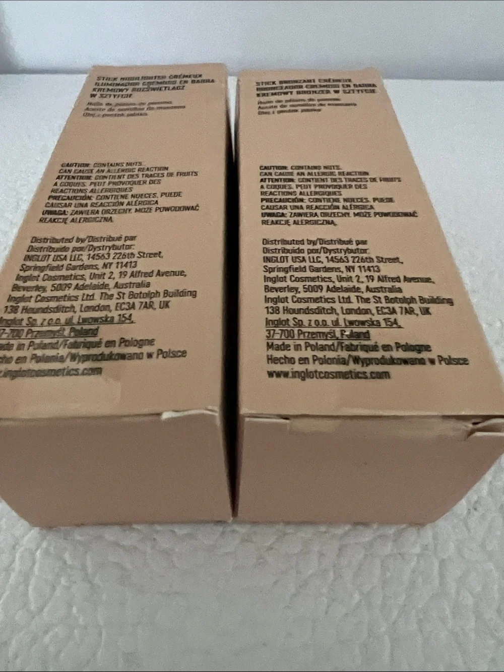 INGLOT Cream Stick Highlighter & Bronzer